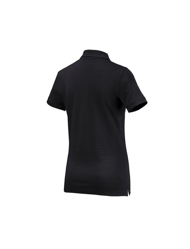 Koszulki | Pulower | Bluzki: e.s. Koszulka polo cotton, damska + czarny 1
