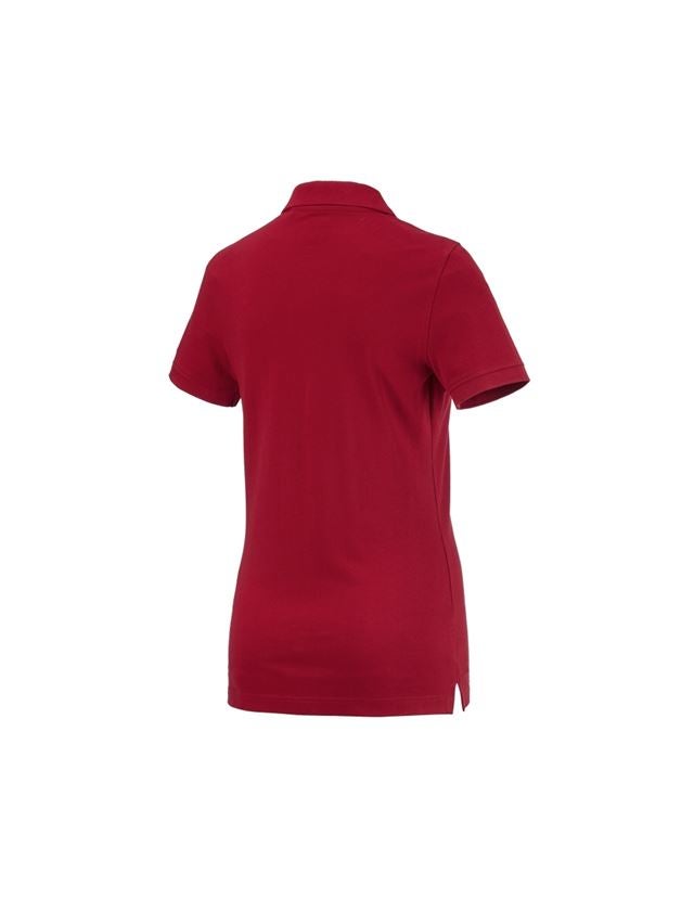 Tematy: e.s. Koszulka polo cotton, damska + czerwony 1
