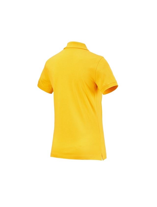 Tematy: e.s. Koszulka polo cotton, damska + żółty 1