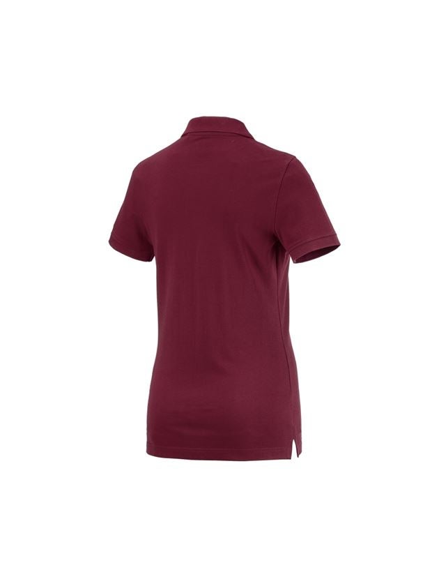 Koszulki | Pulower | Bluzki: e.s. Koszulka polo cotton, damska + bordowy 1