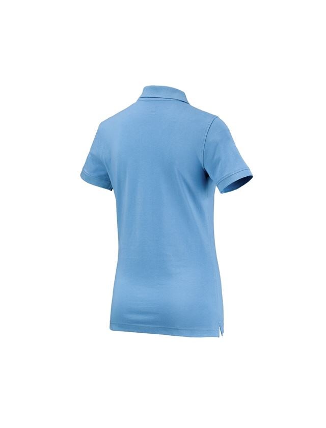 Koszulki | Pulower | Bluzki: e.s. Koszulka polo cotton, damska + niebieski lazurowy 1