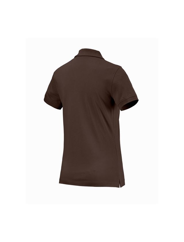 Koszulki | Pulower | Bluzki: e.s. Koszulka polo cotton, damska + kasztanowy 1