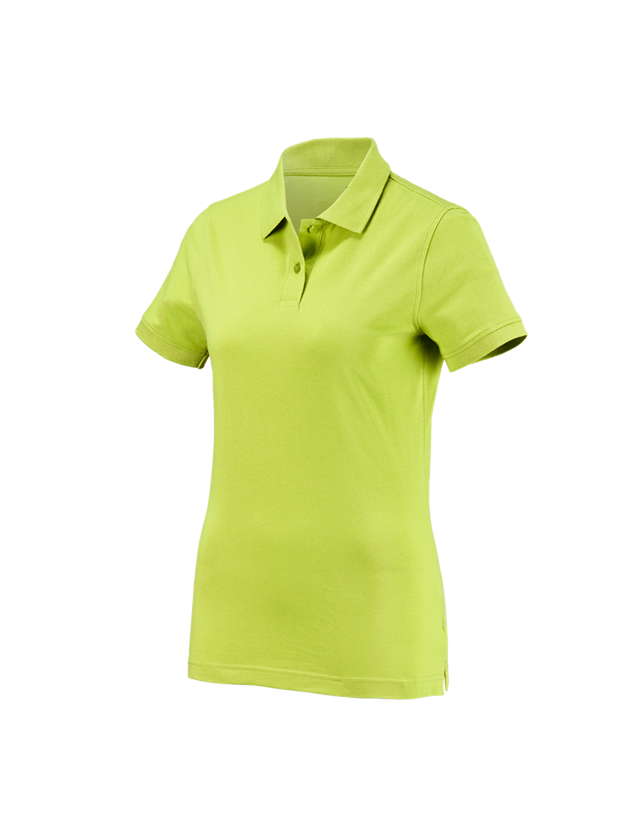 Koszulki | Pulower | Bluzki: e.s. Koszulka polo cotton, damska + majowa zieleń