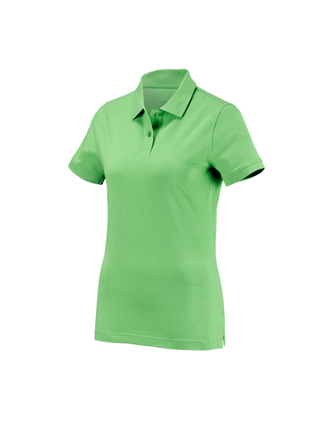Koszulki | Pulower | Bluzki: e.s. Koszulka polo cotton, damska + zielony jabłkowy