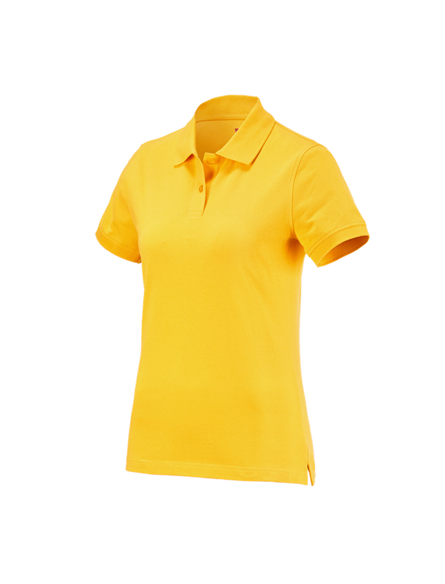 Koszulki | Pulower | Bluzki: e.s. Koszulka polo cotton, damska + żółty