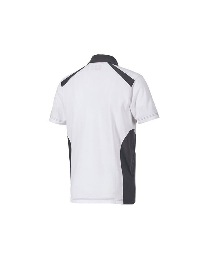 Koszulki | Pulower | Koszule: Koszulka polo cotton e.s.active + biały/antracytowy 3