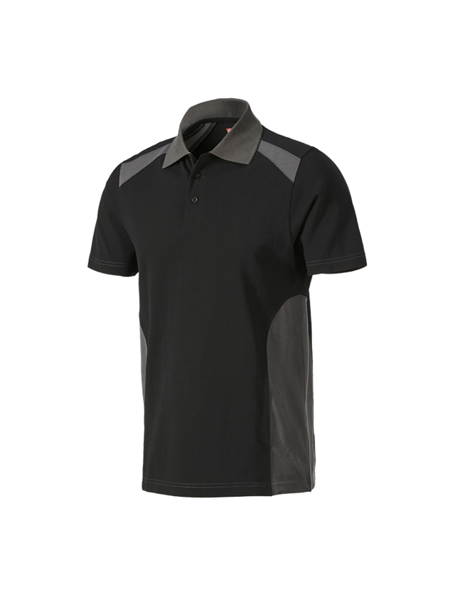 Koszulki | Pulower | Koszule: Koszulka polo cotton e.s.active + czarny/antracytowy 2