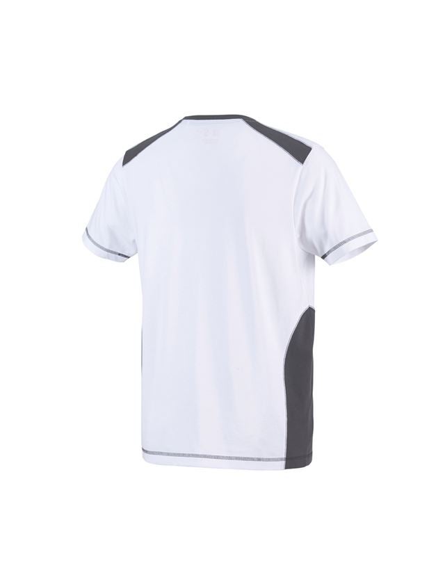 Koszulki | Pulower | Koszule: Koszulka cotton e.s.active + biały/antracytowy 3