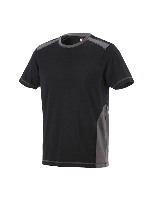 Koszulki | Pulower | Koszule: Koszulka cotton e.s.active + czarny/antracytowy 2