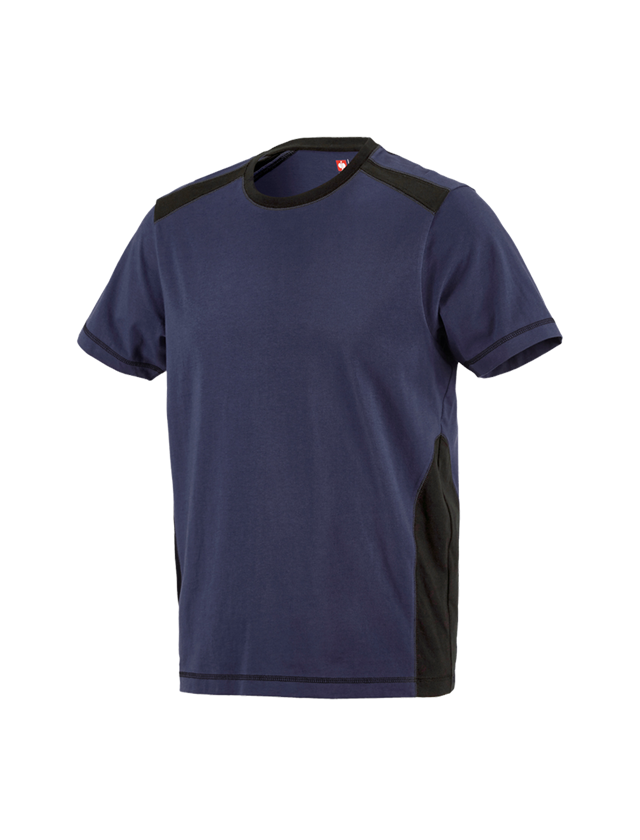 Koszulki | Pulower | Koszule: Koszulka cotton e.s.active + granatowy/czarny 1