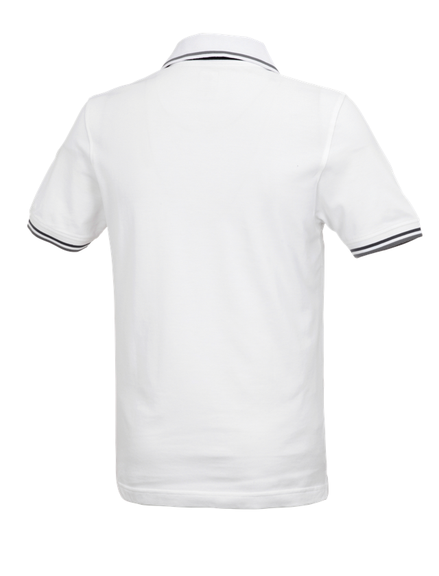 Koszulki | Pulower | Koszule: e.s. Koszulka polo cotton Deluxe Colour + biały/antracytowy 2