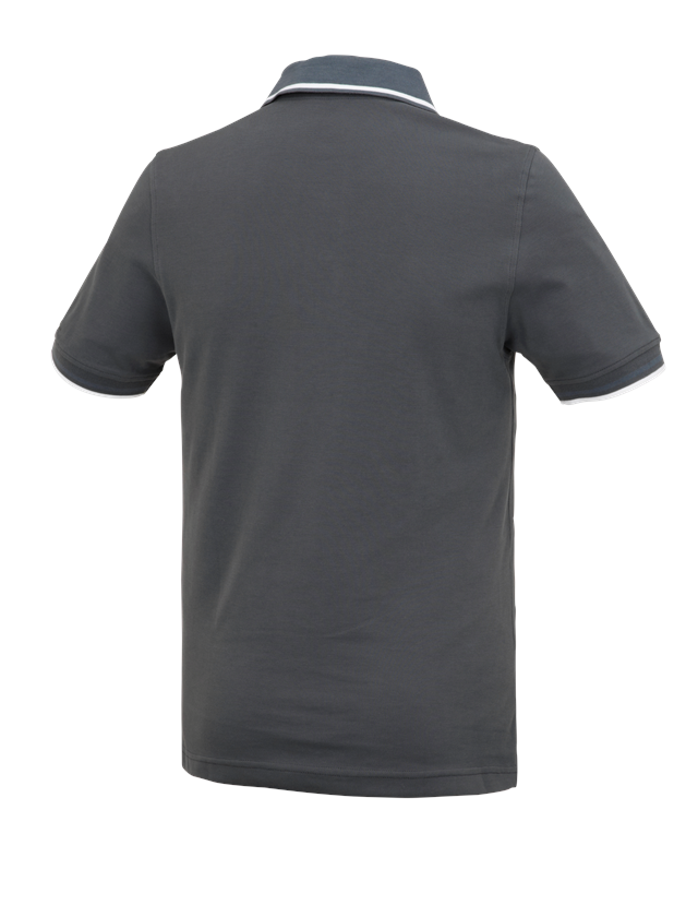 Koszulki | Pulower | Koszule: e.s. Koszulka polo cotton Deluxe Colour + antracytowy/cementowy 3