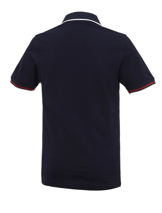 Koszulki | Pulower | Koszule: e.s. Koszulka polo cotton Deluxe Colour + granatowy/czerwony 3