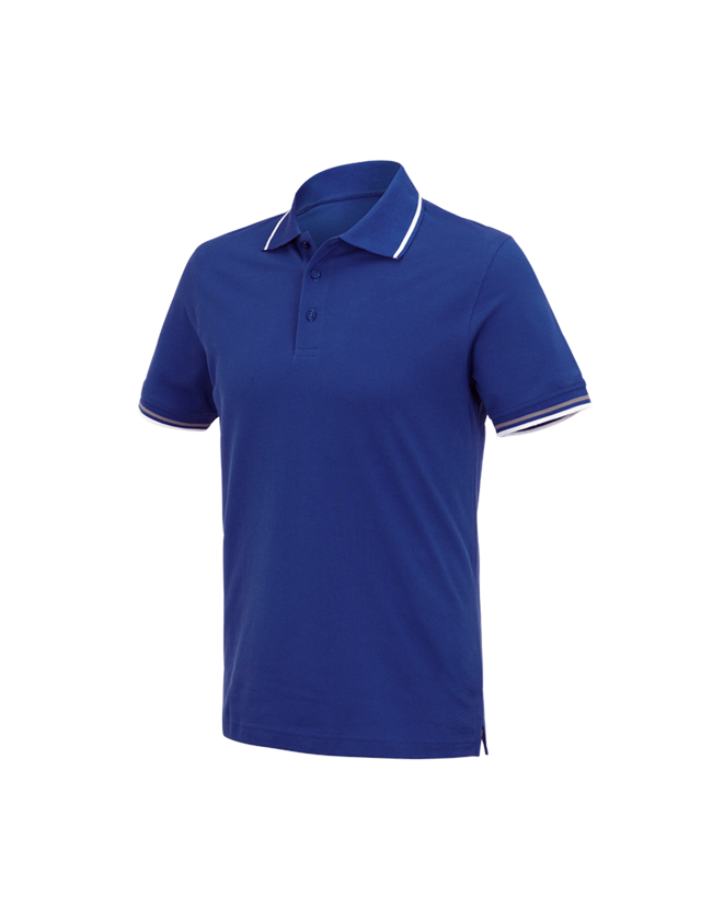 Koszulki | Pulower | Koszule: e.s. Koszulka polo cotton Deluxe Colour + chabrowy/aluminiowy