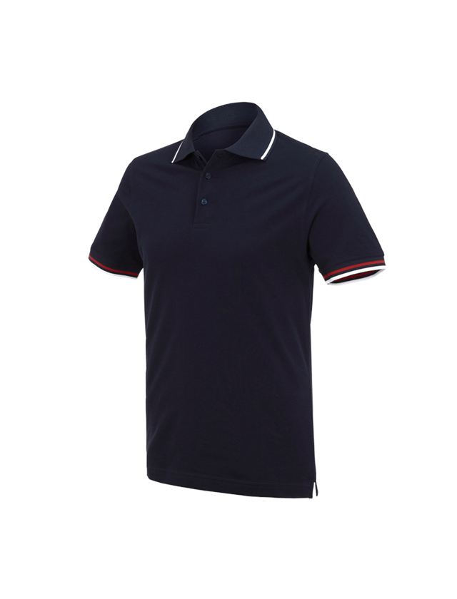 Koszulki | Pulower | Koszule: e.s. Koszulka polo cotton Deluxe Colour + granatowy/czerwony 2