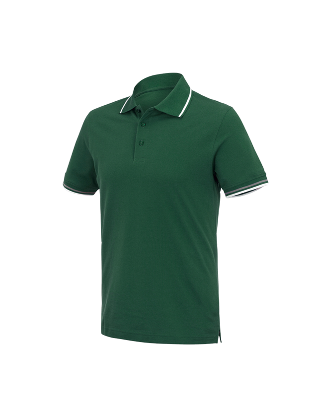 Koszulki | Pulower | Koszule: e.s. Koszulka polo cotton Deluxe Colour + zielony/aluminiowy