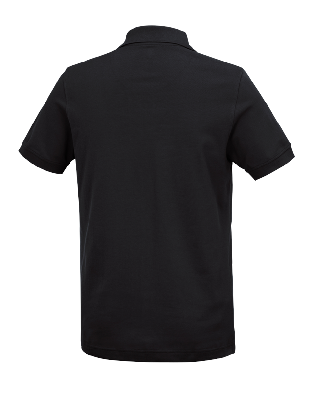 Koszulki | Pulower | Koszule: e.s. Koszulka polo cotton Deluxe + czarny 3