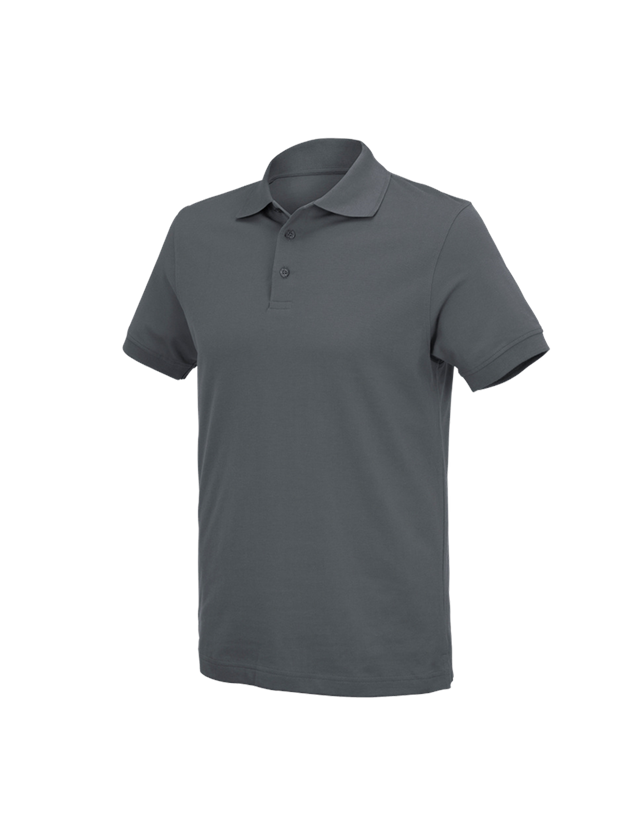 Koszulki | Pulower | Koszule: e.s. Koszulka polo cotton Deluxe + antracytowy 2