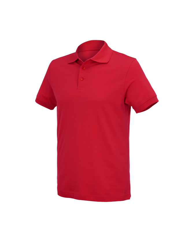 Koszulki | Pulower | Koszule: e.s. Koszulka polo cotton Deluxe + ognistoczerwony 2