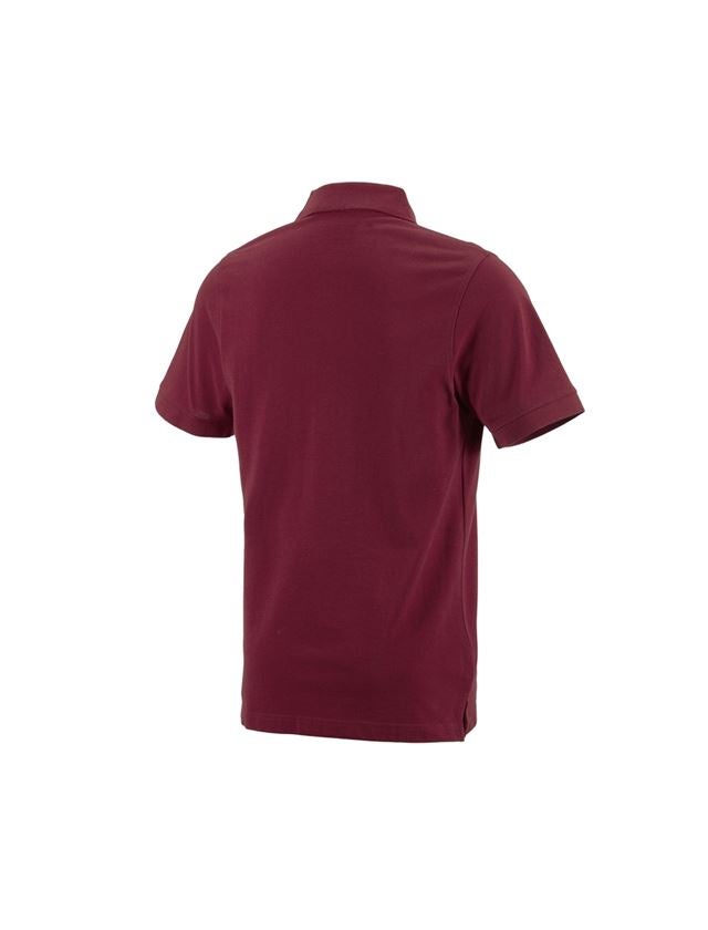 Koszulki | Pulower | Koszule: e.s. Koszulka polo cotton + bordowy 1