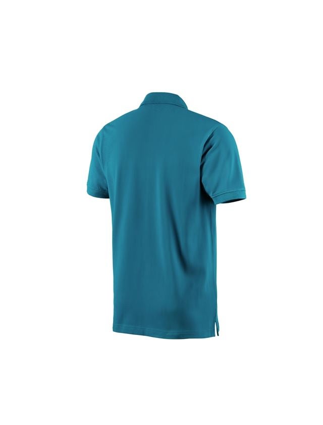 Koszulki | Pulower | Koszule: e.s. Koszulka polo cotton + petrol 1