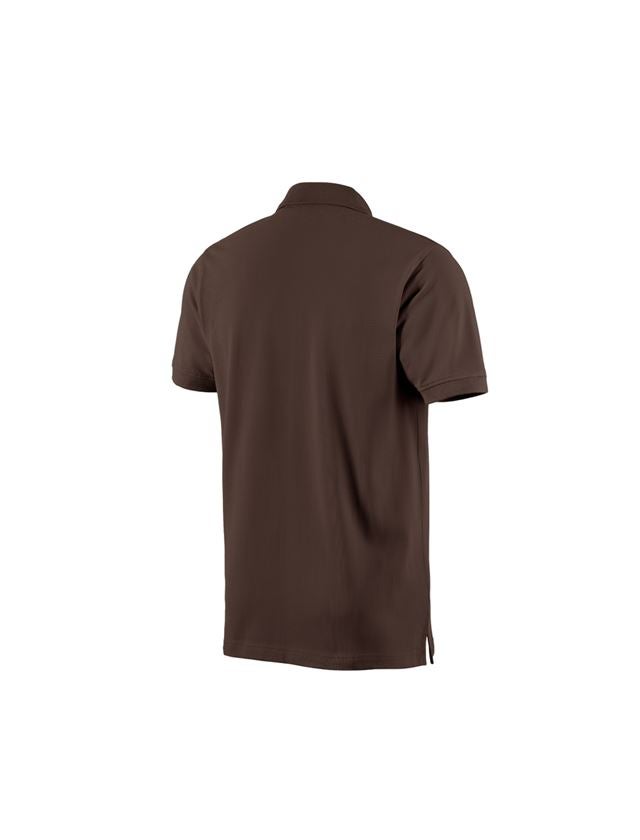 Koszulki | Pulower | Koszule: e.s. Koszulka polo cotton + kasztanowy 2