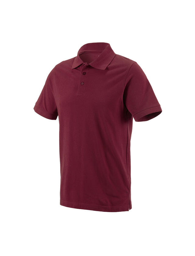 Koszulki | Pulower | Koszule: e.s. Koszulka polo cotton + bordowy