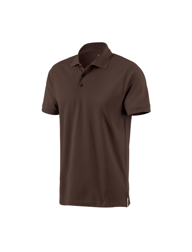 Koszulki | Pulower | Koszule: e.s. Koszulka polo cotton + kasztanowy 1