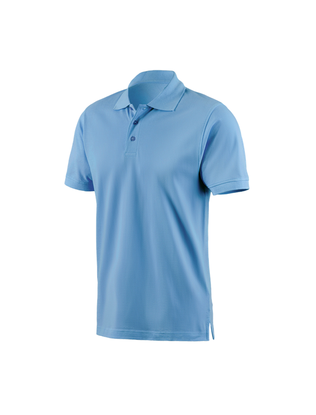 Koszulki | Pulower | Koszule: e.s. Koszulka polo cotton + niebieski lazurowy