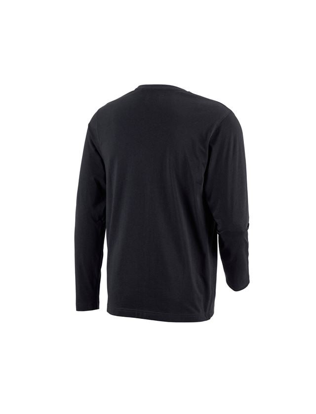 Koszulki | Pulower | Koszule: e.s. Bluzka długi rękaw cotton + czarny 1