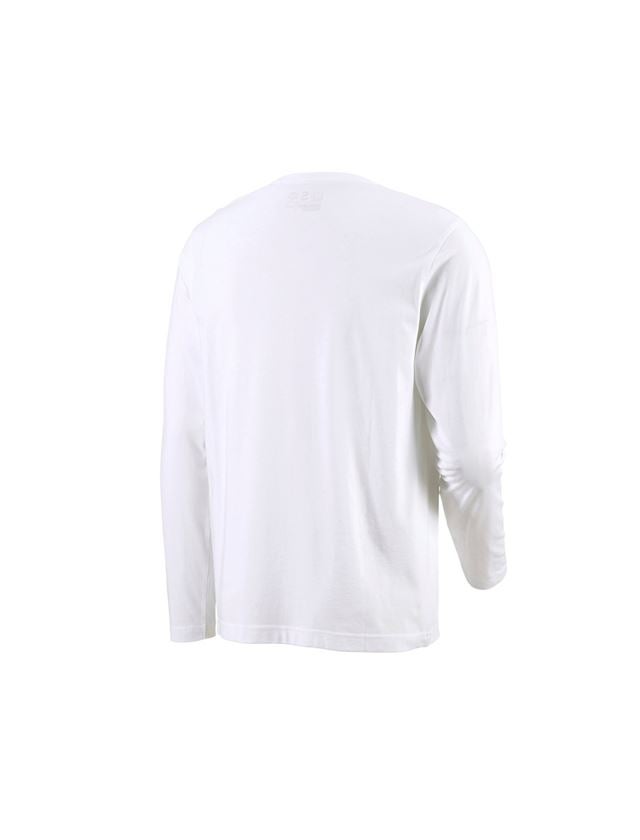 Koszulki | Pulower | Koszule: e.s. Bluzka długi rękaw cotton + biały 1