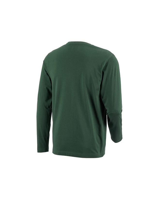 Koszulki | Pulower | Koszule: e.s. Bluzka długi rękaw cotton + zielony 1
