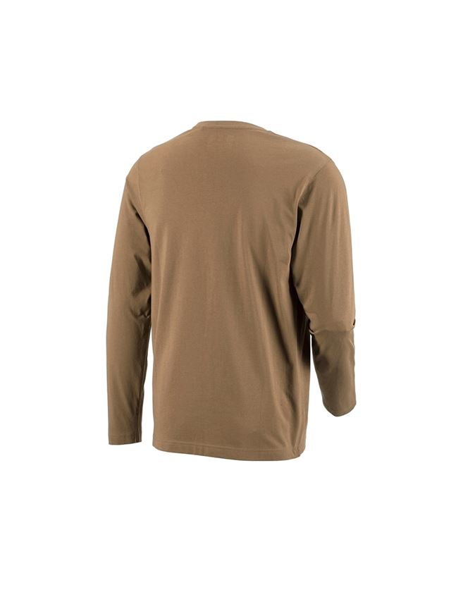 Koszulki | Pulower | Koszule: e.s. Bluzka długi rękaw cotton + khaki 1