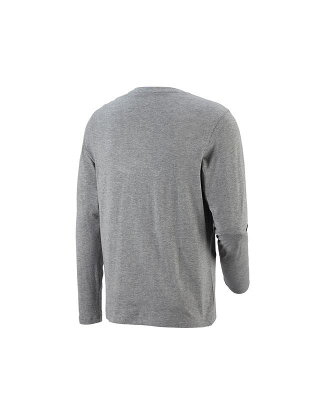 Koszulki | Pulower | Koszule: e.s. Bluzka długi rękaw cotton + szary melanżowy 2