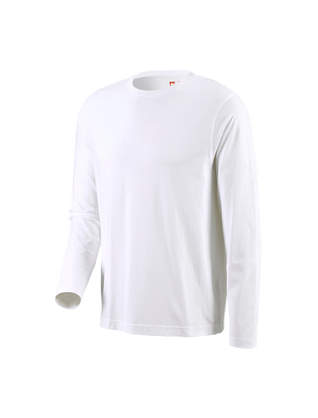 Koszulki | Pulower | Koszule: e.s. Bluzka długi rękaw cotton + biały