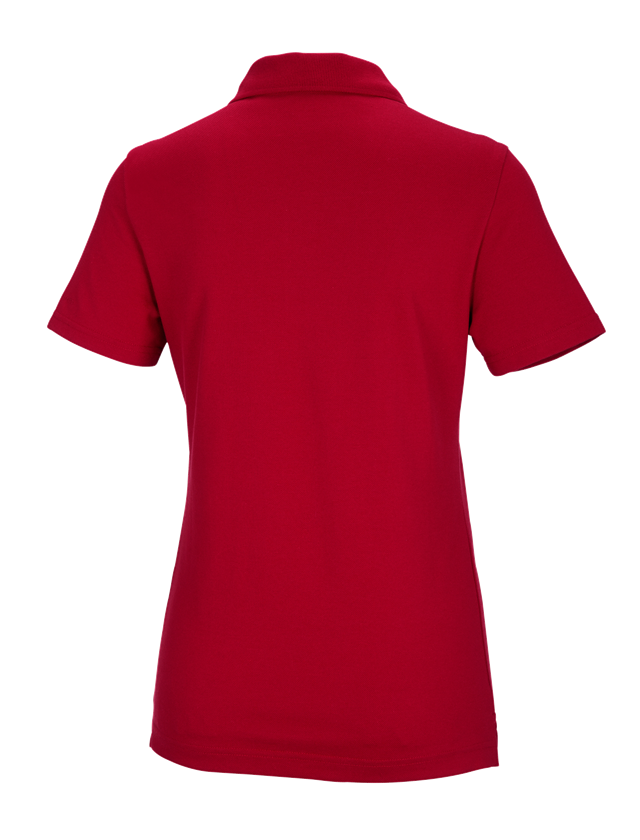 Koszulki | Pulower | Bluzki: e.s. Koszulka polo funkcyjna poly cotton, damska + ognistoczerwony 1