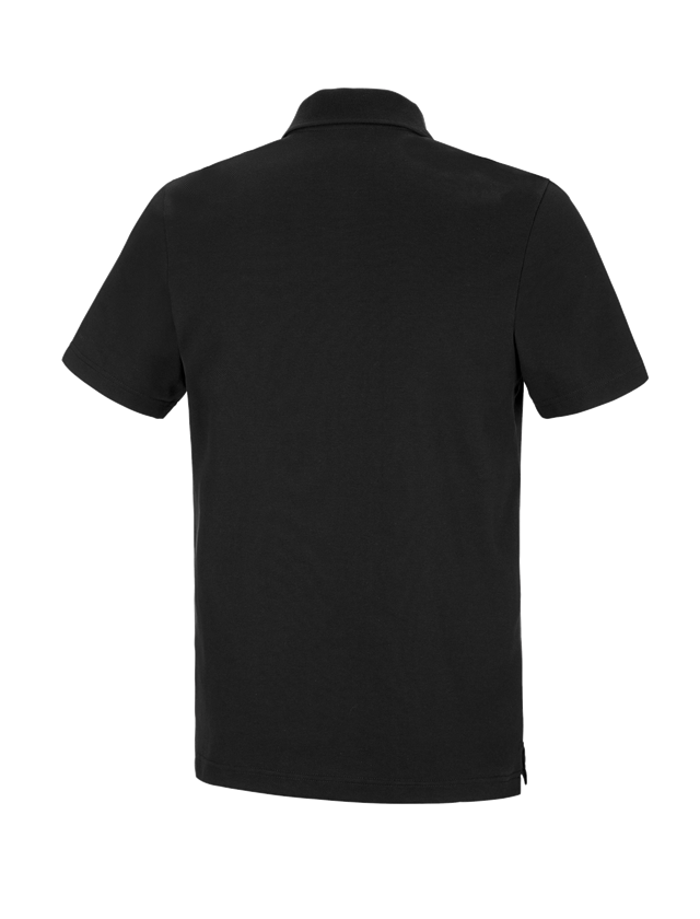 Koszulki | Pulower | Koszule: e.s. Koszulka polo funkcyjna poly cotton + czarny 1