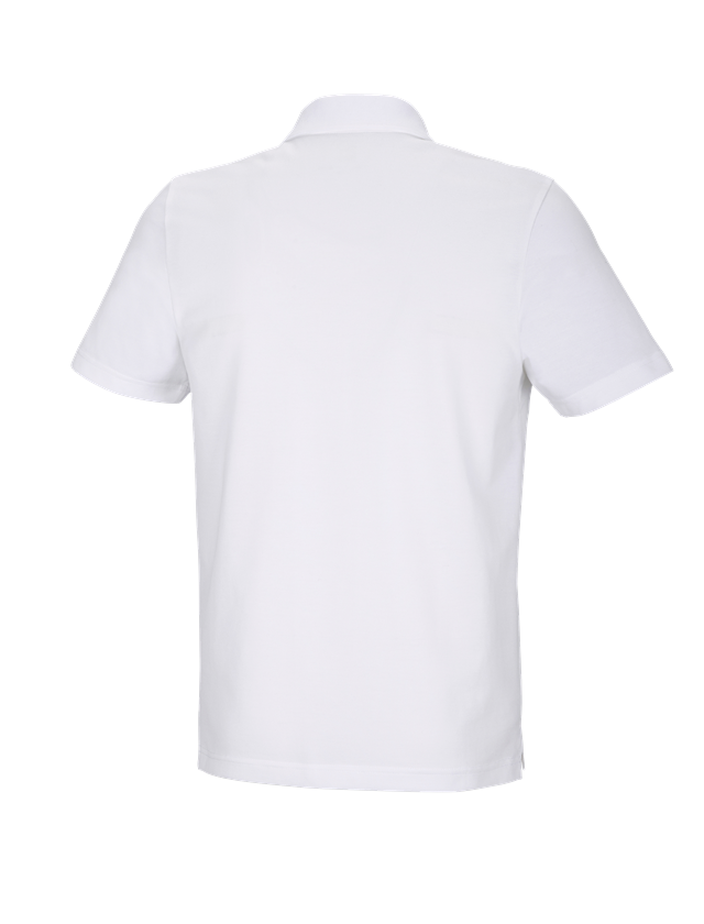 Tematy: e.s. Koszulka polo funkcyjna poly cotton + biały 3