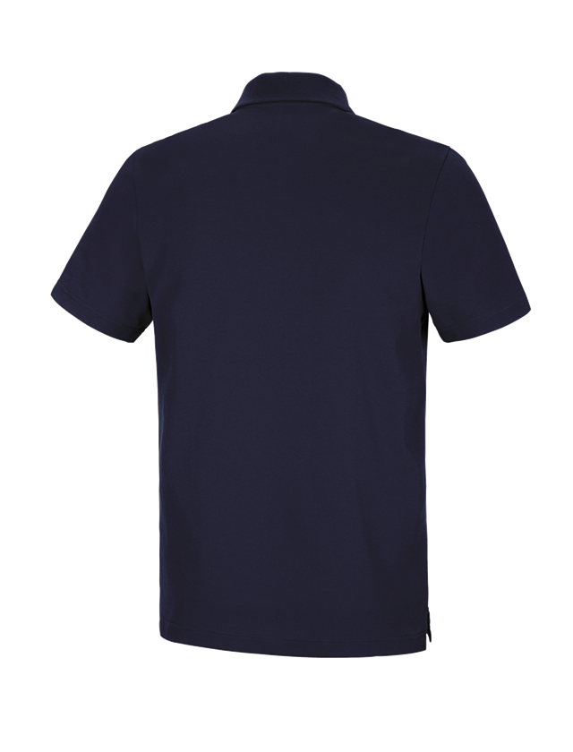 Koszulki | Pulower | Koszule: e.s. Koszulka polo funkcyjna poly cotton + granatowy 1