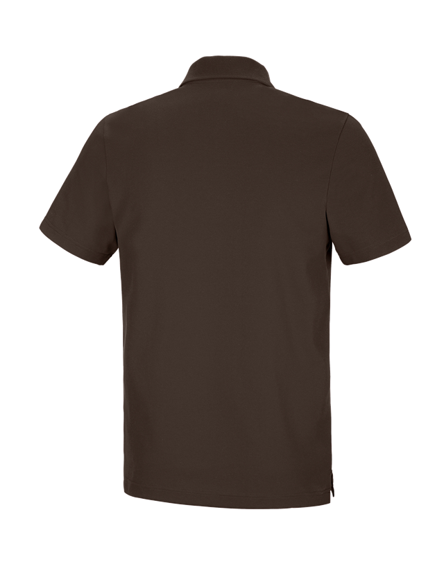 Ciesla / Stolarz: e.s. Koszulka polo funkcyjna poly cotton + kasztanowy 1