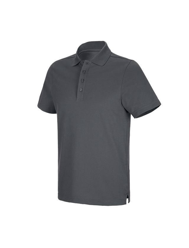 Koszulki | Pulower | Koszule: e.s. Koszulka polo funkcyjna poly cotton + antracytowy