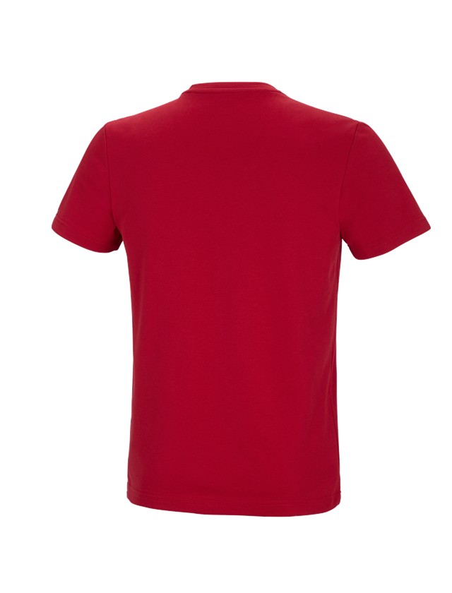 Koszulki | Pulower | Koszule: e.s. Koszulka funkcyjna poly cotton + ognistoczerwony 1