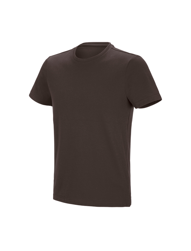Koszulki | Pulower | Koszule: e.s. Koszulka funkcyjna poly cotton + kasztanowy