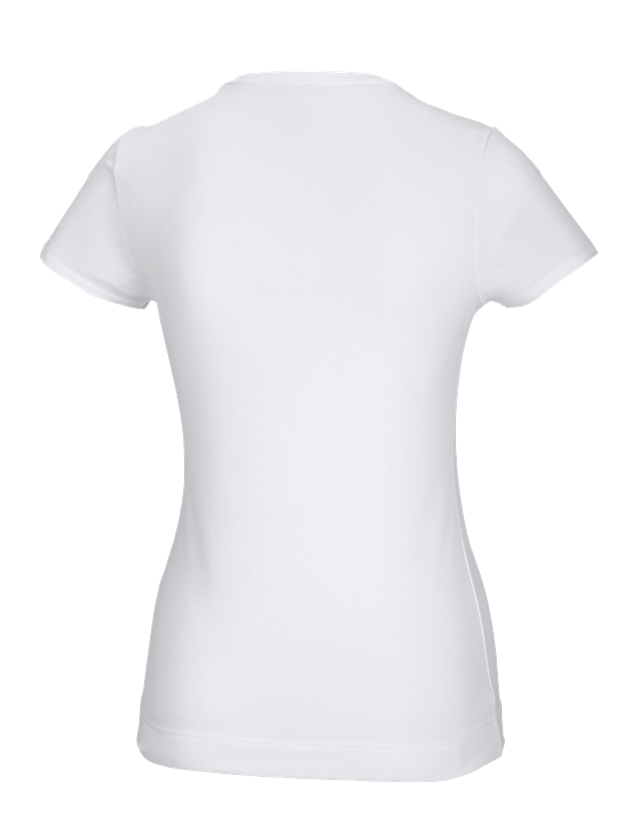 Tematy: e.s. Koszulka funkcyjna poly cotton, damska + biały 1