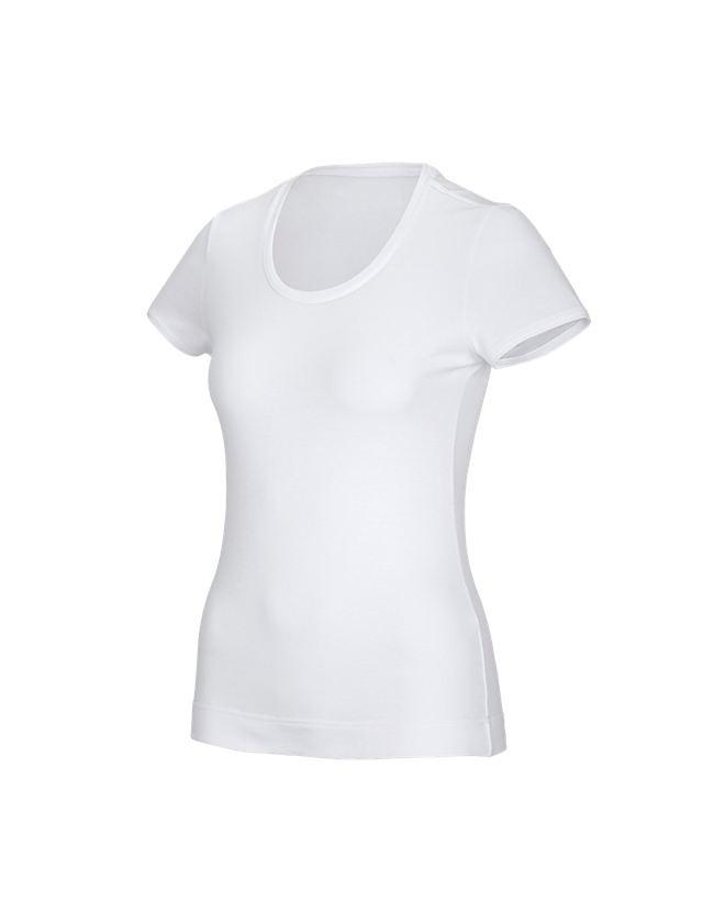 Koszulki | Pulower | Bluzki: e.s. Koszulka funkcyjna poly cotton, damska + biały