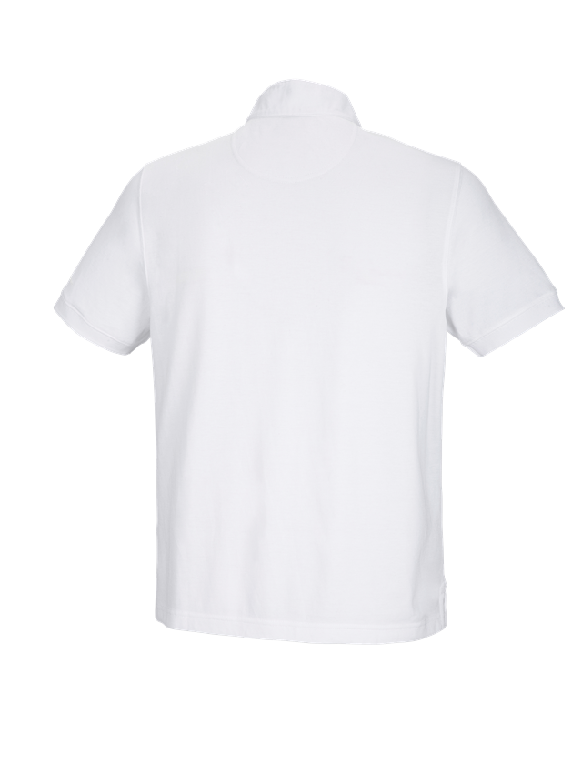 Koszulki | Pulower | Koszule: e.s. Koszulka polo cotton Mandarin + biały 3