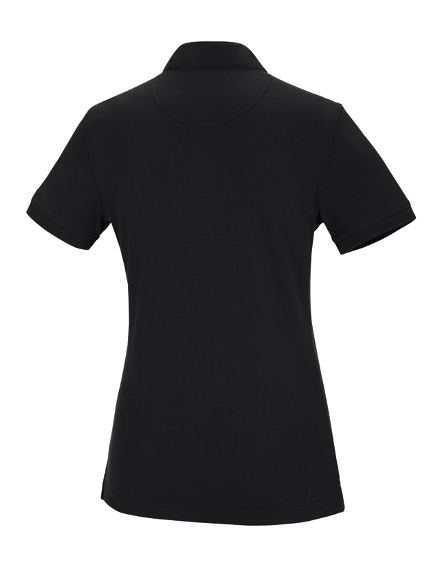 Koszulki | Pulower | Bluzki: e.s. Koszulka polo cotton Mandarin, damska + czarny 1