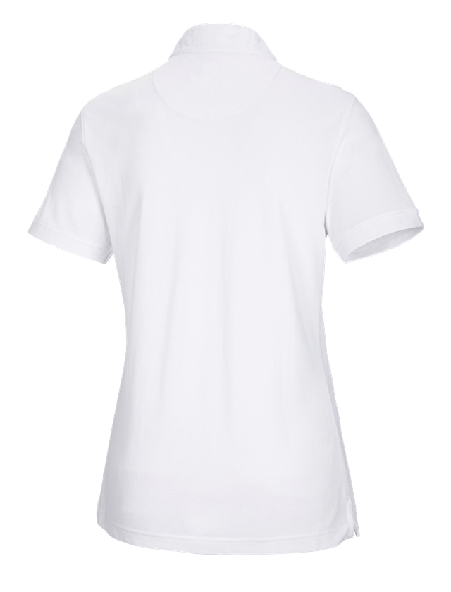 Koszulki | Pulower | Bluzki: e.s. Koszulka polo cotton Mandarin, damska + biały 1