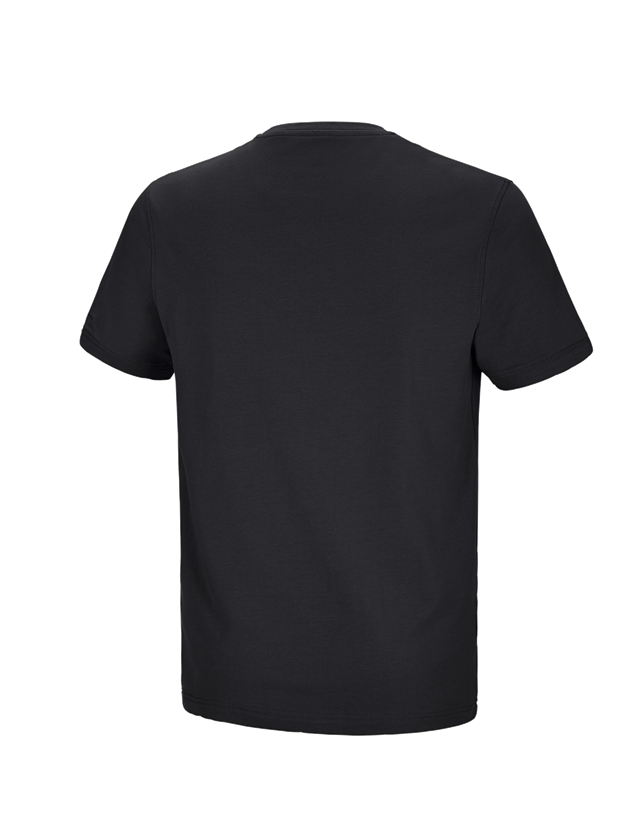 Tematy: e.s. Koszulka cotton stretch Pocket + czarny 3