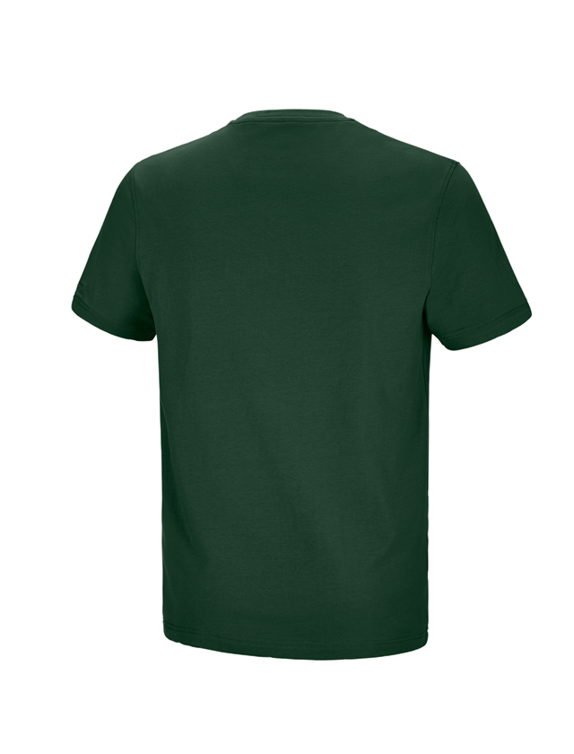 Ogrodnik / Lesnictwo / Rolnictwo: e.s. Koszulka cotton stretch Pocket + zielony 1